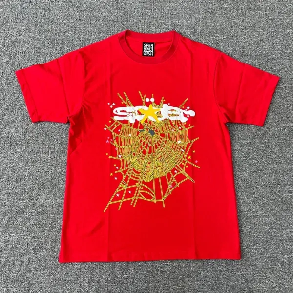 SPER Spider Web Graphic Green T-Shirt - 20