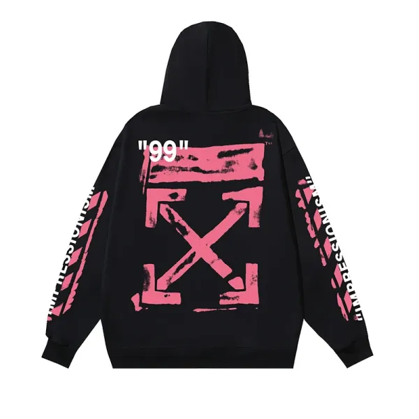 Off-White '99' Arrow Hoodie Black - 1