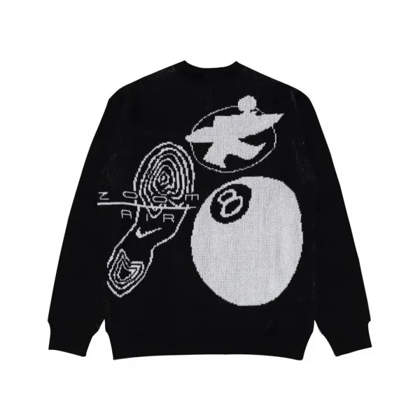 Stüssy Garment Co. Authentic Workgear Since 1980 Knit Sweater - 9