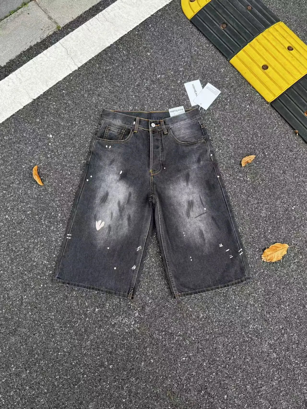 AC Ink Splash Shorts Black