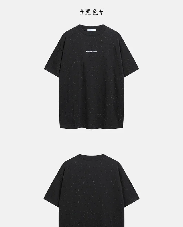 Acne Studios T-Shirts Logo Print T-Shirt product detail image 28