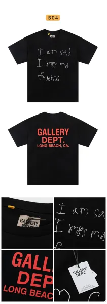 Gallery Dept. Embroidered Polo Black - 10