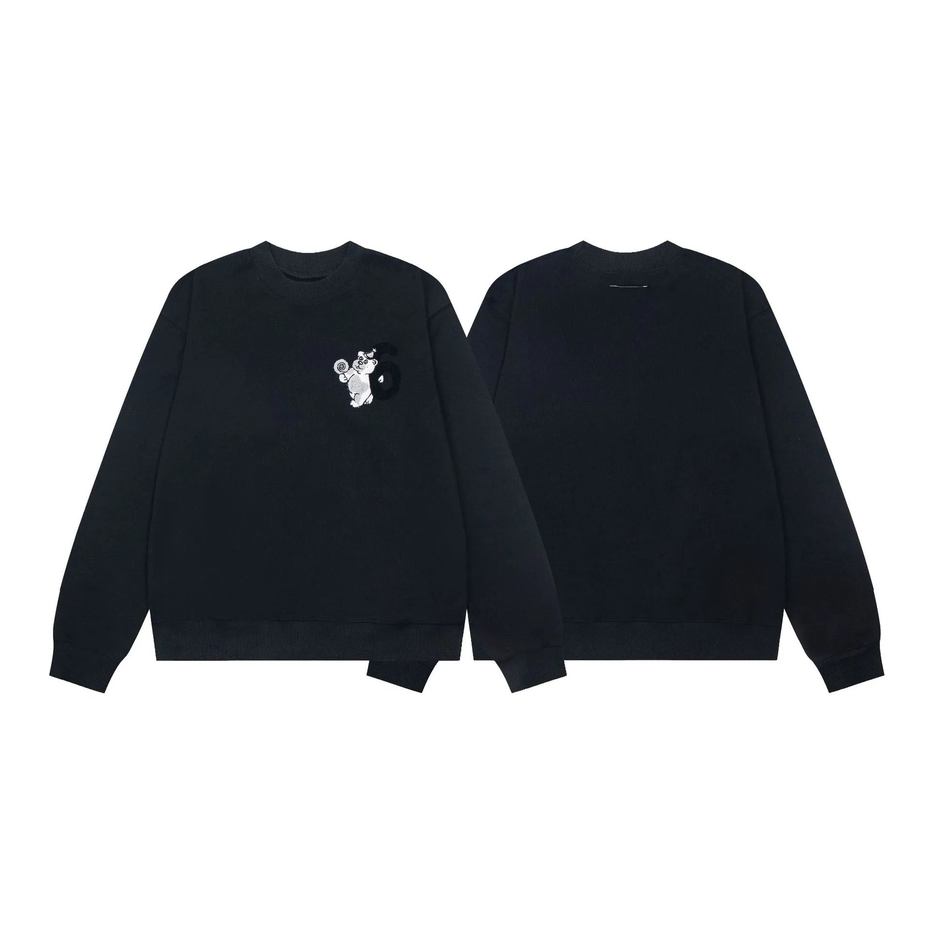 Maison Margiela Hoodies & Sweatshirts Numeric Logo Hoodie — FED-M19 Black
