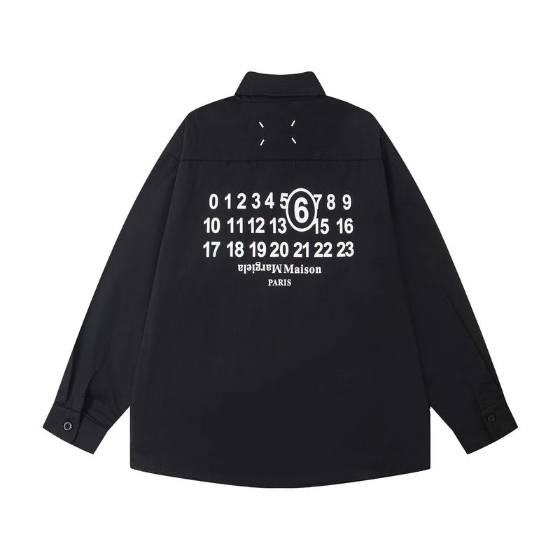 Maison Margiela Hoodies & Sweatshirts Numeric Logo Hoodie — FED-M403 Black