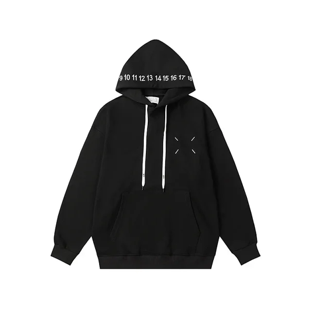 Maison Margiela Hoodies & Sweatshirts Numeric Logo Hoodie product detail image 23