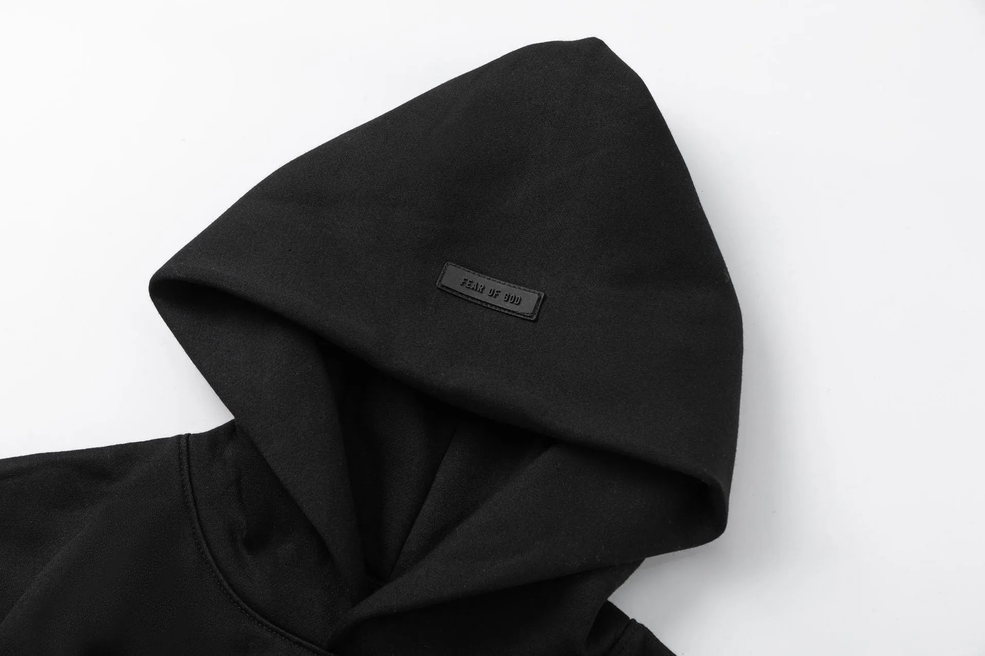 Fear of God Essentials University Hoodie Black - 19