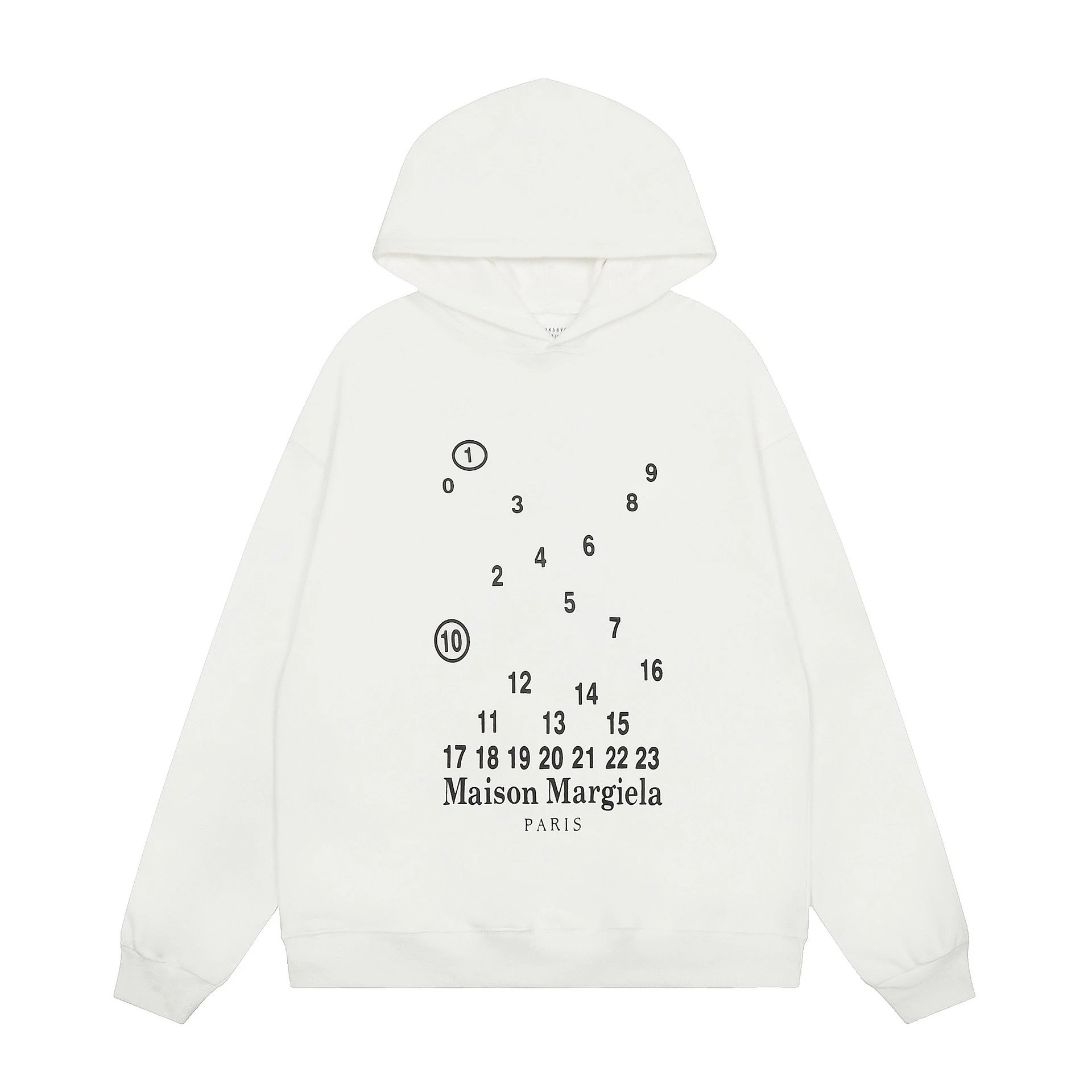 Maison Margiela Hoodies & Sweatshirts Numeric Logo Hoodie image 2