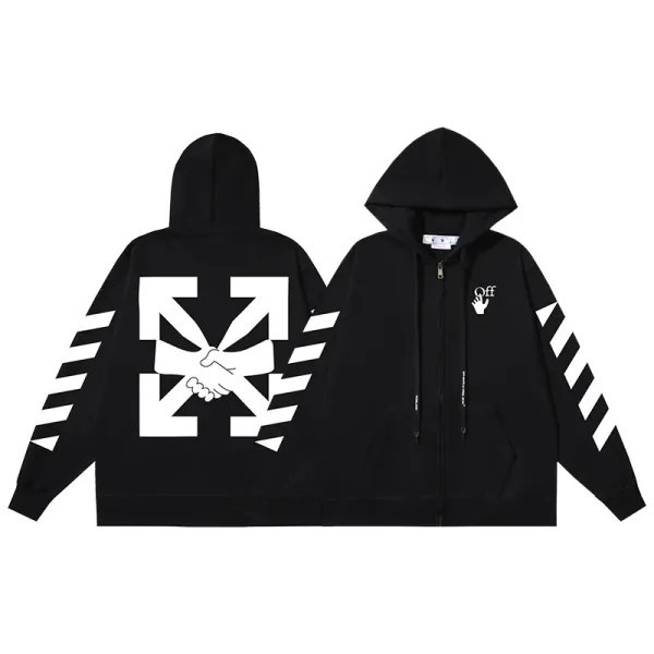 Off-White '99' Arrow Hoodie Black - 6