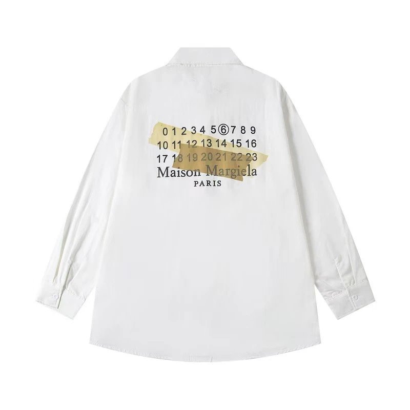 Maison Margiela Hoodies & Sweatshirts Numeric Logo Hoodie — FED-M401 White