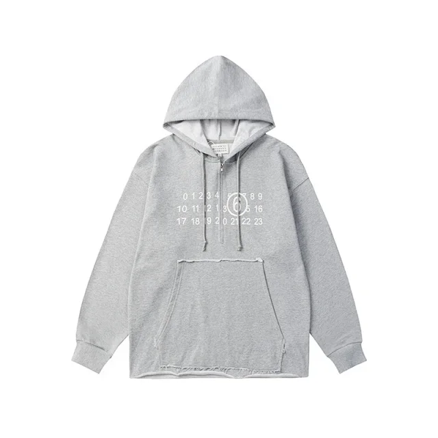 Maison Margiela Hoodies & Sweatshirts Numeric Logo Hoodie product detail image 20