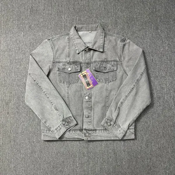 Comme des Garçons PLAY x Levi's Denim Jacket Light Gray - 1