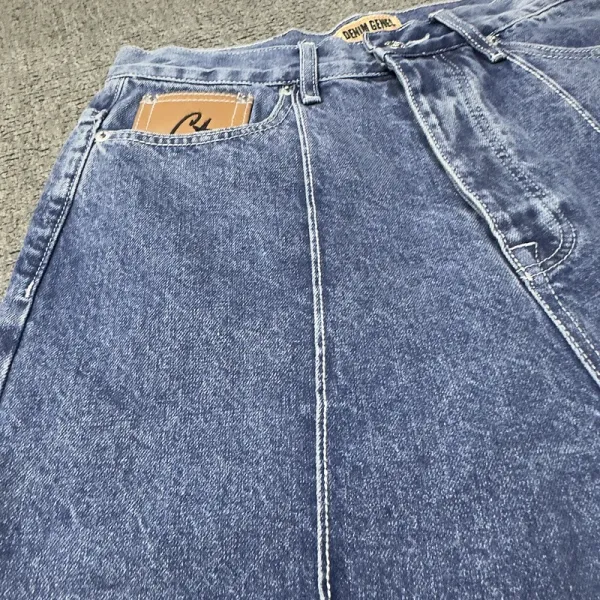 Chrome Hearts x Levi's Star Embroidered Straight-Leg Jeans Blue - 14