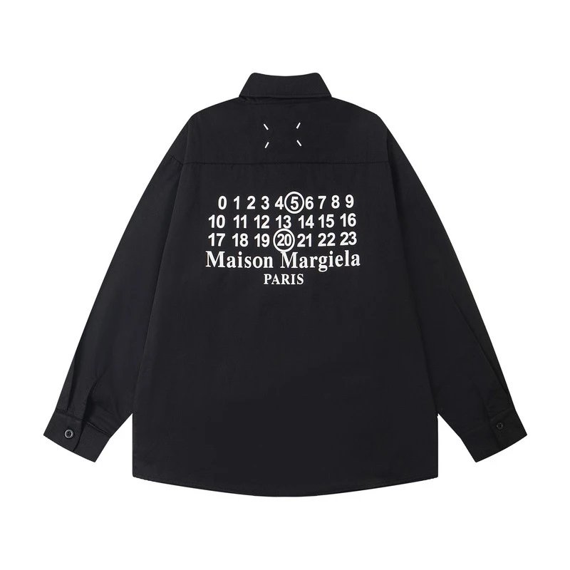 Maison Margiela Hoodies & Sweatshirts Numeric Logo Hoodie — FED-M405 Black