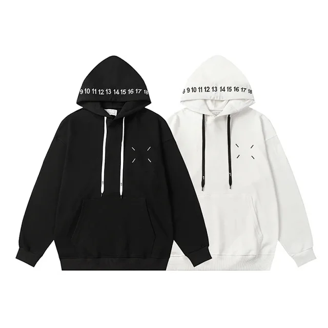 Maison Margiela Hoodies & Sweatshirts Numeric Logo Hoodie product detail image 22