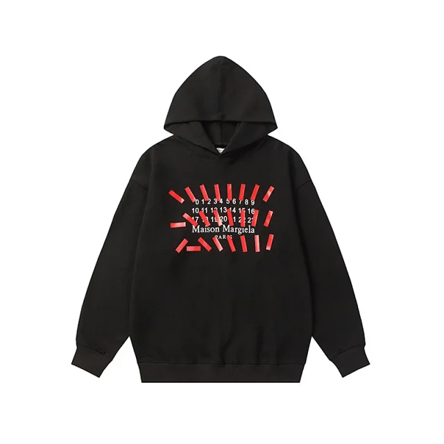 Maison Margiela Hoodies & Sweatshirts Numeric Logo Hoodie product detail image 38