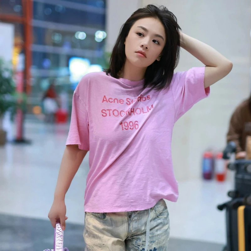 Acne Studios T-Shirts Logo Print T-Shirt image 2