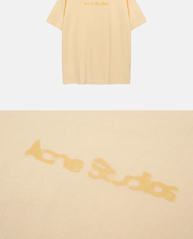 Acne Studios T-Shirts Logo Print T-Shirt product detail image 27