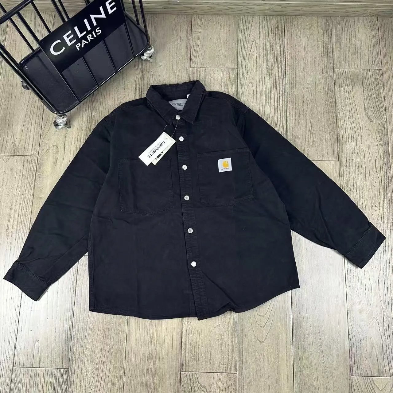 Carhartt WIP Chore Coat Brown Shirt - 9