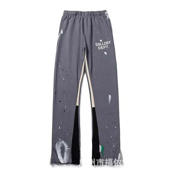 Gallery Dept. Paint-Splatter Sweatpants Gray - 1