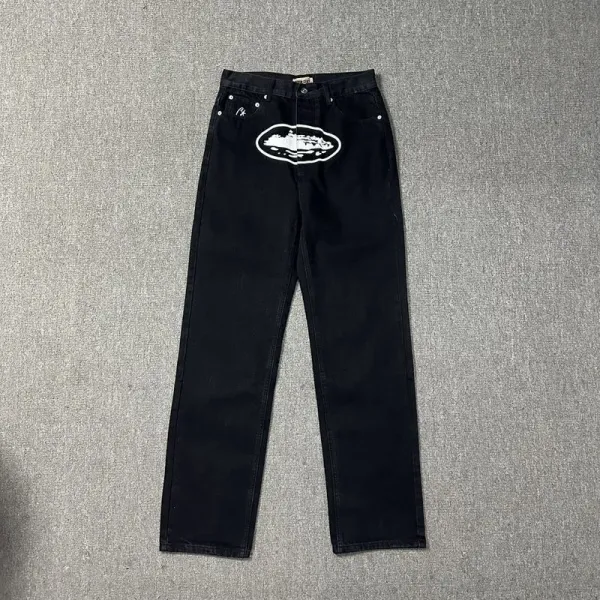 Chrome Hearts x Levi's Star Embroidered Straight-Leg Jeans Blue - 7