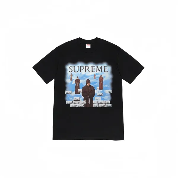 Supreme Monk Print Black T-Shirt - 1