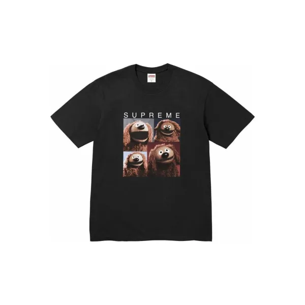 Supreme x The Muppets Rowlf Collage Black T-Shirt - 1