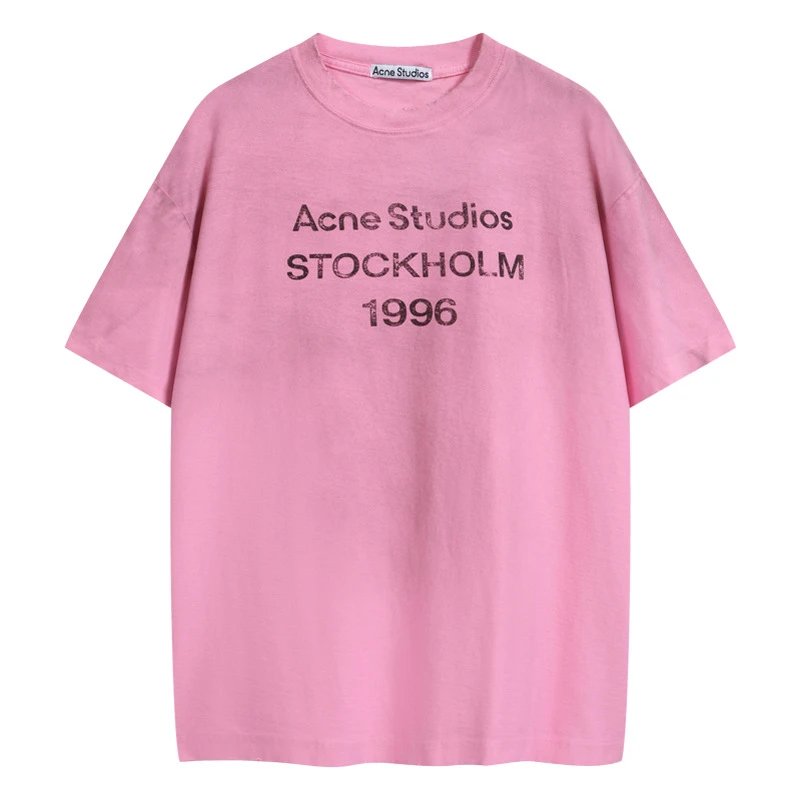 Acne Studios T-Shirts Logo Print T-Shirt image 5
