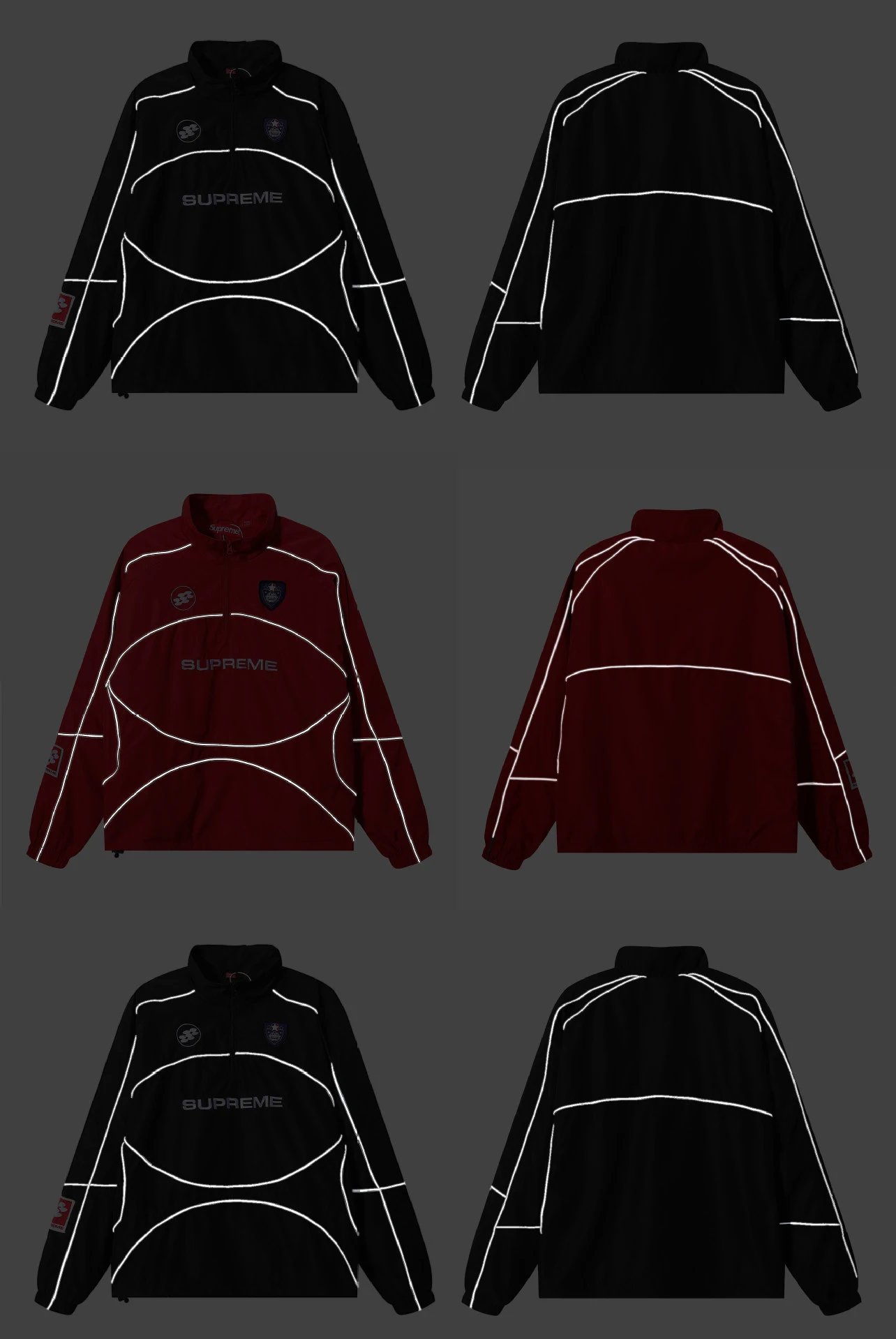 Supreme Arch Logo Coach Jacket Black - 45