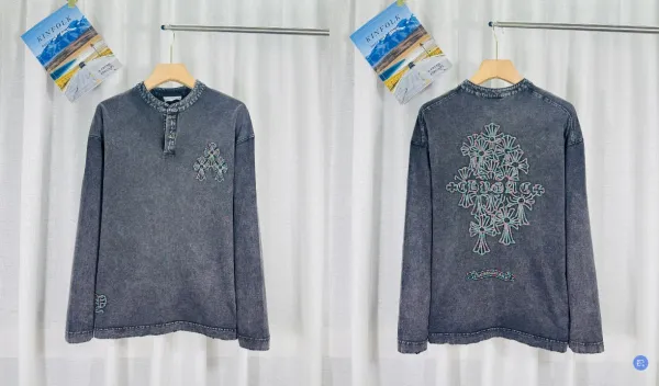Dior Men's Embroidered Cross Motif Sweater Black - 15