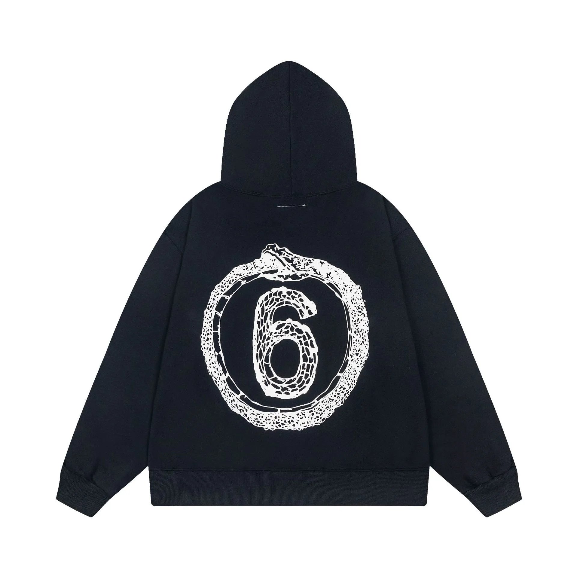 Maison Margiela Hoodies & Sweatshirts Numeric Logo Hoodie — FED-M22 Black