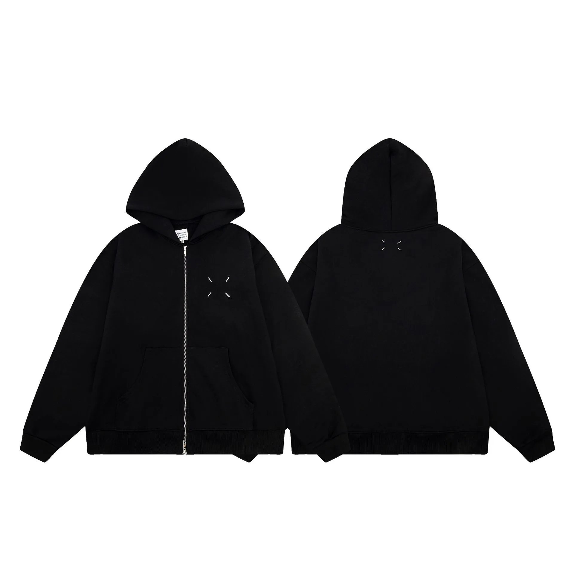 Maison Margiela Hoodies & Sweatshirts Numeric Logo Hoodie — FED-M13 Black
