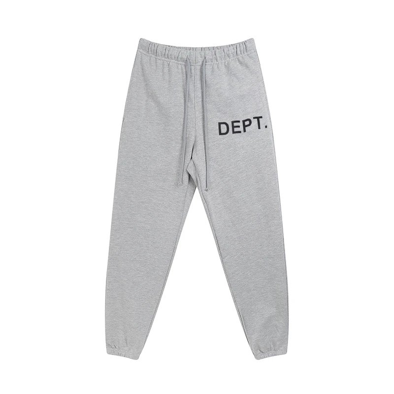 DEPT. Logo Print Heather Gray Sweatpants - 1