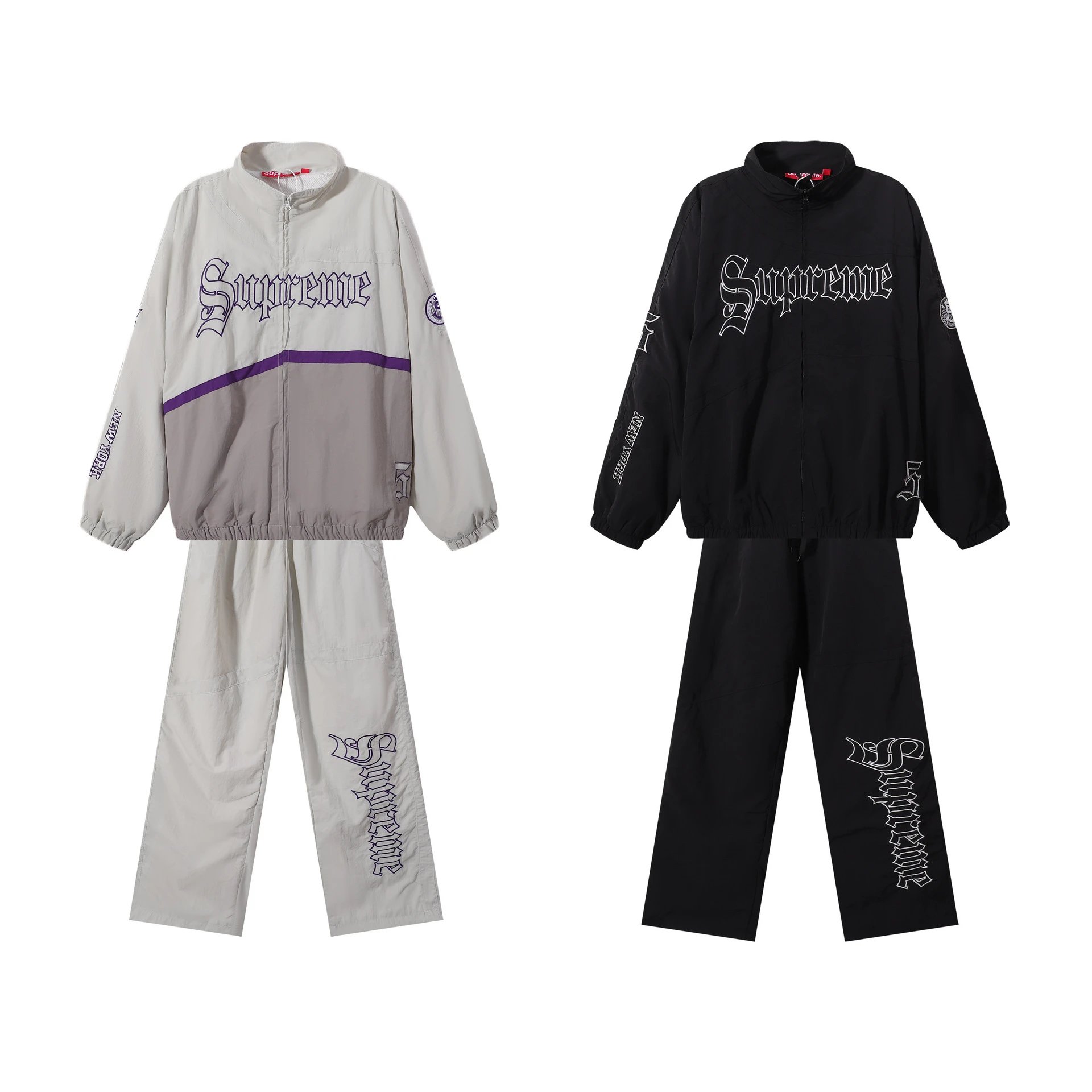 Supreme Arch Logo Coach Jacket Black - 2