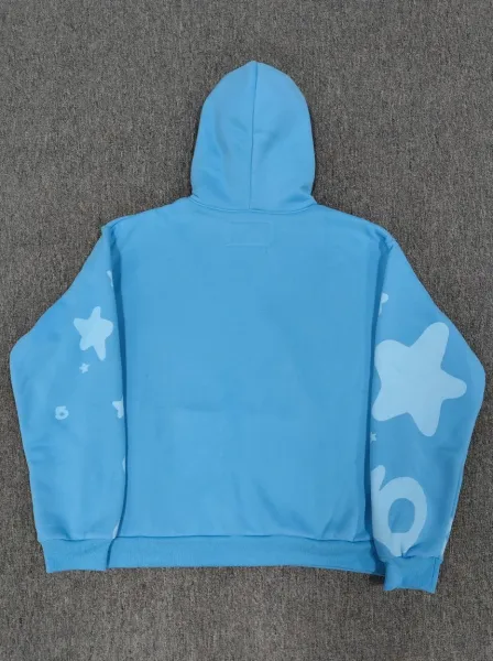 Jetterp Spiderweb Star Print Black Hoodie - 9
