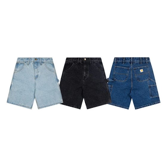 Men's Casual Shorts with Classic Embroidered Camouflage