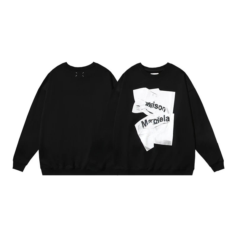 Maison Margiela x Tommy Cash Striped Logo Sweater Black and White - 13