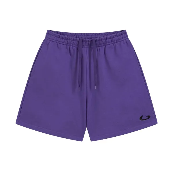 C P Company Purple Fleece Shorts - 1