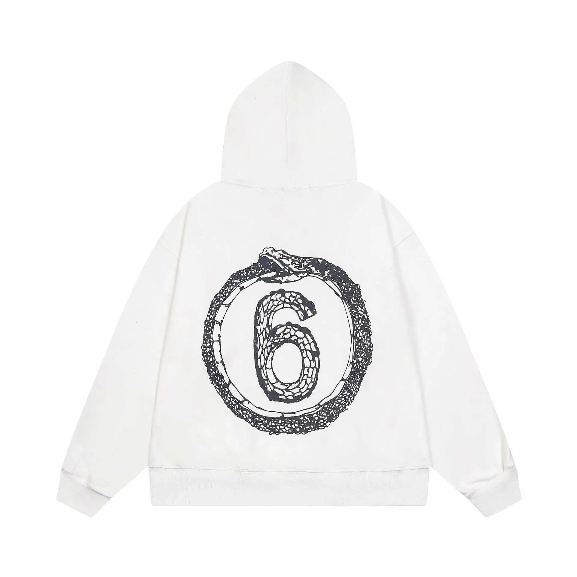 Maison Margiela Hoodies & Sweatshirts Numeric Logo Hoodie — FED-M22 White