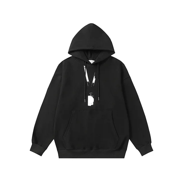 Maison Margiela Hoodies & Sweatshirts Numeric Logo Hoodie product detail image 3