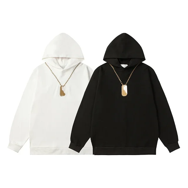 Maison Margiela Hoodies & Sweatshirts Numeric Logo Hoodie product detail image 27