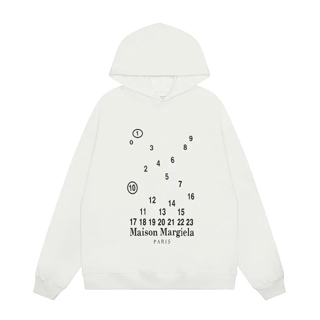 Maison Margiela Hoodies & Sweatshirts Numeric Logo Hoodie product detail image 42