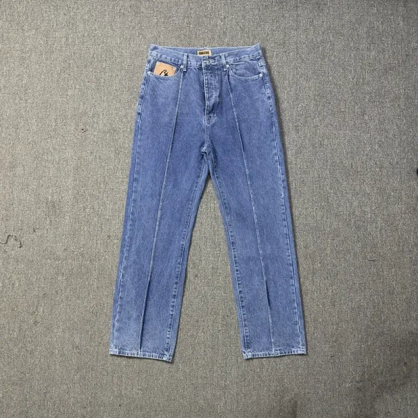 Chrome Hearts x Levi's Star Embroidered Straight-Leg Jeans Blue - 30