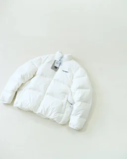 thumbnail for Winter classic basic letter embroidery stand-up collar thickened warm bread cotton jacket men's and women's Ca