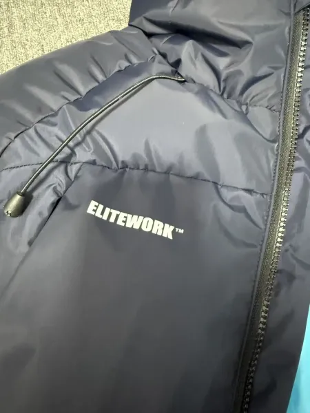 Elitework Puffer Jacket Navy with Blue Lining Down-Jacket - 9