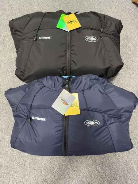Elitework Puffer Jacket Navy with Blue Lining Down-Jacket - 7