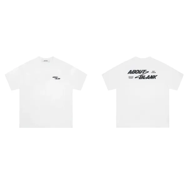 About:Blank Graphic Print White T-Shirt - 1