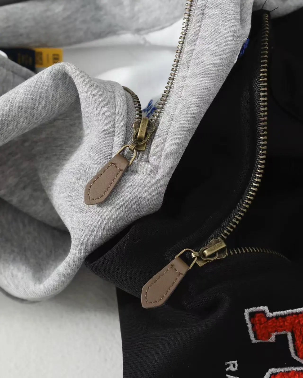 Polo Ralph Lauren Half-Zip Pullover Gray Hoodie - 10