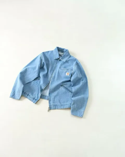 Carhartt WIP Detroit Jacket Navy Denim Jacket - 12