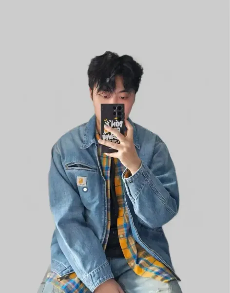 Carhartt WIP Detroit Jacket Navy Denim Jacket - 6