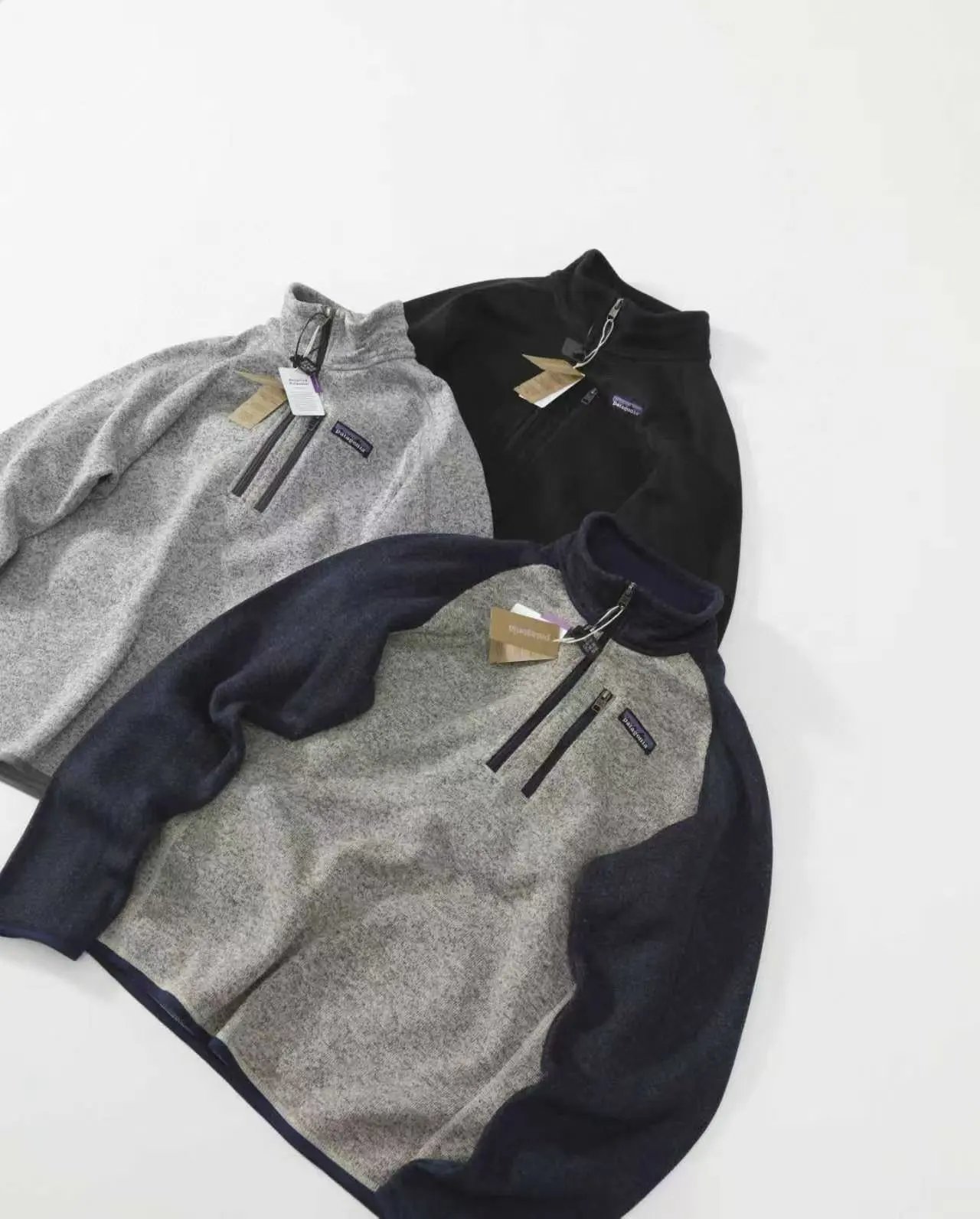 Patagonia Better Sweater 1/4-Zip Fleece Gray Outerwear - 8
